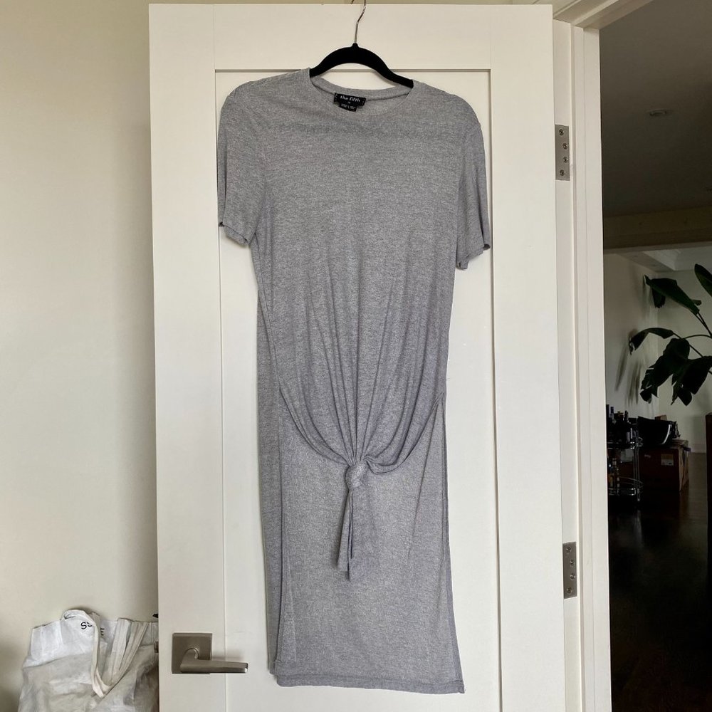 Fifth Label Semi Sheer Tunic Top Grey Size XS